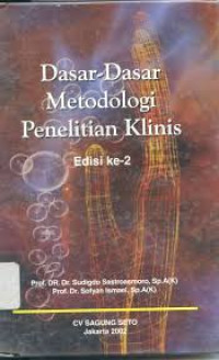 Image of Dasar-Dasar Metodologi Penelitian Klinis, Edisi 2