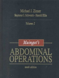 Maingot's abdominal operations 10th Ed. Vol. 2