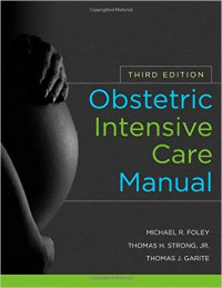 Obstetric intensive care manual