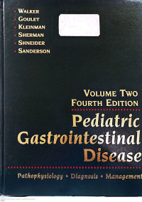 Pediatric gastrointestinal disease, 4th ed. volume 2