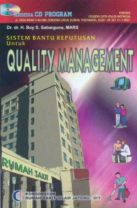 Sistem bantu keputusan untuk quality management