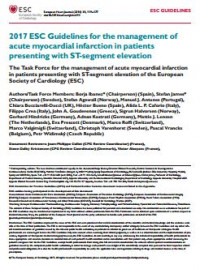 2017 ESC Guidelines for the Management of Acute Myocardial Infraction in Patients Presenting with ST-Segment Elevation
