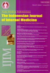 Acta Medica Indonesiana : The Indonesian Journal of Internal Medicine VOL. 51 NO. 1