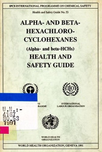 Alpha-and beta-hexachlorocyclohexanes  / WHO