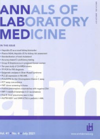Annals of Laboratory Medicine VOL. 41 NO. 4