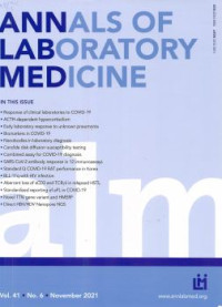 Annals of Laboratory Medicine VOL. 41 NO. 6