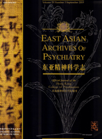 East Asian Archives of Psychiatry VOL. 29 NO. 3