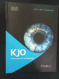 Korean Journal of Ophthalmology Vol. 37 No. 5 October 2023