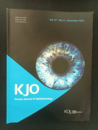 Korean Journal of Ophthalmology Vol. 37 No. 6 December 2023