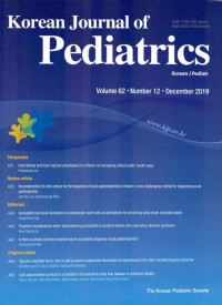 Korean Journal of Pediatrics VOL. 62 NO. 12