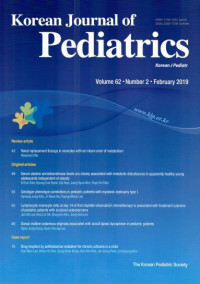 Korean Journal of Pediatrics VOL. 62 NO. 2