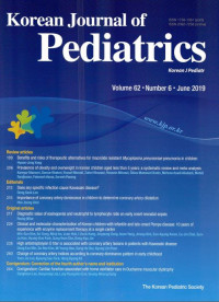 Korean Journal of Pediatrics VOL. 62 NO. 6