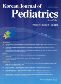 Korean Journal of Pediatrics VOL. 62 NO. 7