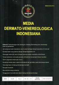 Media Dermato Venereologica Indonesiana VOL. 46 NO. 2