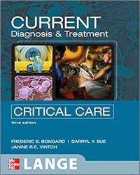 Current diagnosis & treatment critical care, 3rd ed.