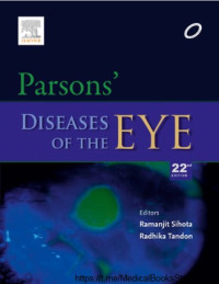 Parsons' Diseases of the Eye 22th Edition